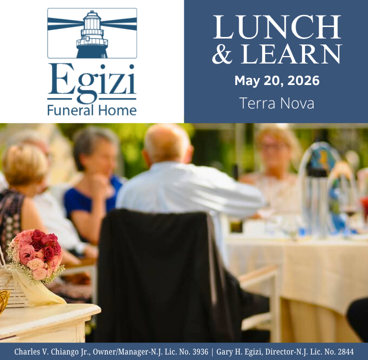 Egizi Funeral Home Lunch & Learn at Terra Nova - May 2026